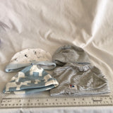 Baby Beanie Hats - Sizes: 3 Months & No Size - Set of 4