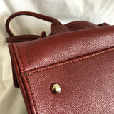 Tod's Burgundy Leather Purse