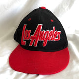 Red & Black Los Angeles Hat Snapback