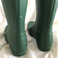 HUNTER Boots - Green - Size 6M/7F