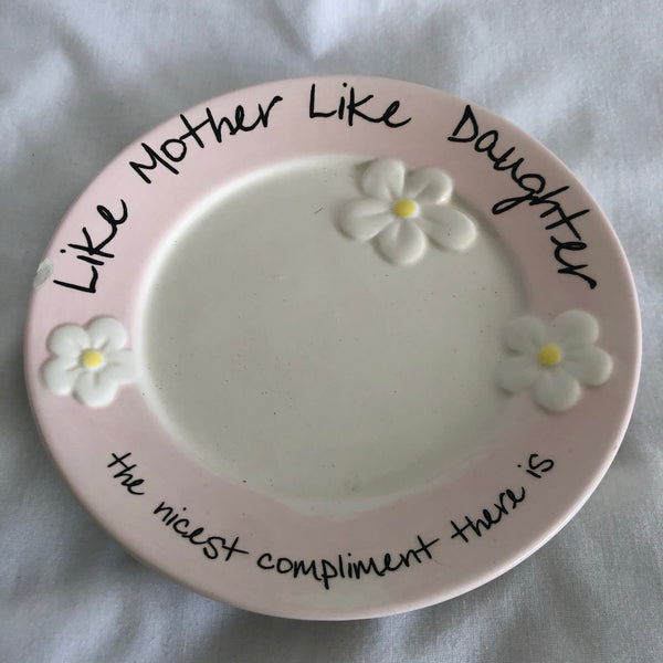 Like Mother Like Daughter Decorative Plate