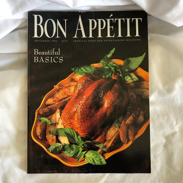 Bon Appetit Magazine September 1992 Edition