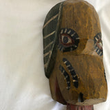 Vintage Handcarved Wooden Guatemala Animal Mask