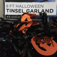 8 FT Halloween Tinsel Garland