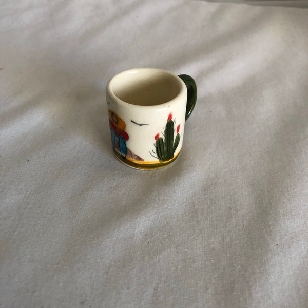 Mini Painted Desert Teacup - Made In Mexico