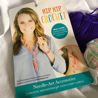 Crochet Set - Instructions, Needles and Yarn