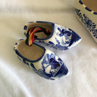 Vintage Dutch Belgium Porcelain Shoes