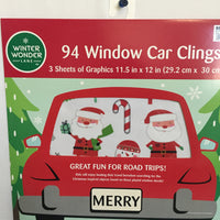 Winter Wonder Lane 94 Window Car Clings