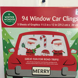 Winter Wonder Lane 94 Window Car Clings