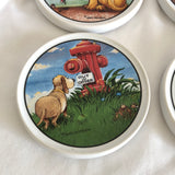 Clay Design Set Of 4 Coasters- By Gary Patterson