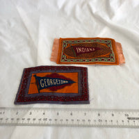 Indiana & Georgetown Fabric Patch - Set of 2