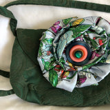 Green Flower Purse