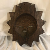 Handcarved Wooden Sun Mask