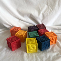 Rubber Learning Blocks - Set of 10