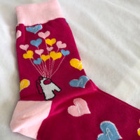 Among Us Heart Socks