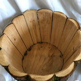 W. Images Wood Basket Set of 3