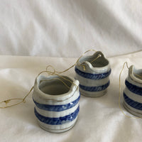 Mini Ceramic Cups Wells Holders - Set Of 4