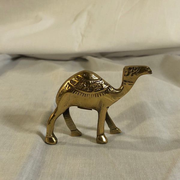 Small Metal Camel Figurine