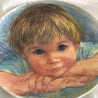 Frances Hook Painting ‘I Wish, I Wish’ on Plate