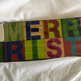 Merry Christmas Glitter Blocks