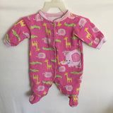 Just One Year Carter’s Pajama Sleeper Baby Size 3M