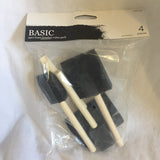 Basic 4pcs Foam Brushes Value Pack