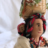 Latin American Lady with Baby Figurine Doll