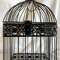 Black Birdcage Accent