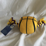 Los Angeles Lakers Basketball Ball Rope Dog Toy