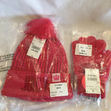 Juicy Couture Pom Pom Beanie & Gloves Set