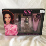 Ri Ri Gift Set By Rhianna Perfume Rollerball, Perfume & Body Lotion