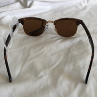 Time And Tru Brown and Gold Tone Sunglasses