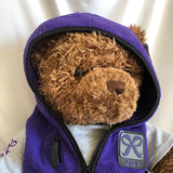 Gund Wish Bear 2000-2001 Purple Jacket