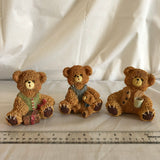 Bear Family Figurines - Set of 3