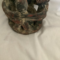 Vintage Circle Of Friends Pottery Candle Holder