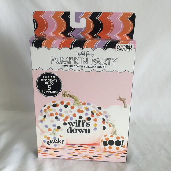 Packed Party Pumpkin Party Pumpkin Confetti Decorating Kit