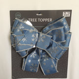 Winter Wonder Lane Tree Topper Bow