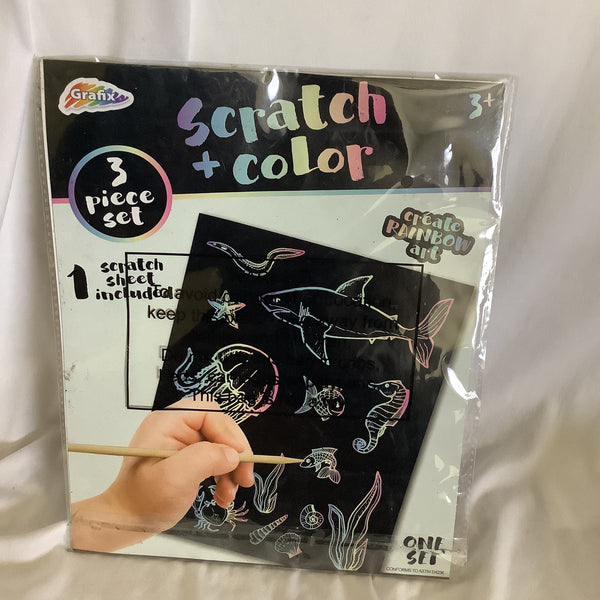 Grafix Scratch & Color 3 Piece Set