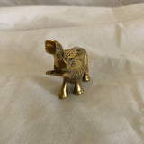 Small Metal Elephant Figurine