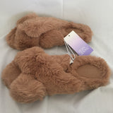 Stars Above Paris Crossband Faux Fur Slippers Women’s Size 7/8