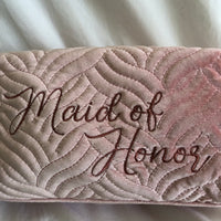 ‘Maid of Honor’ Makeup Pouch