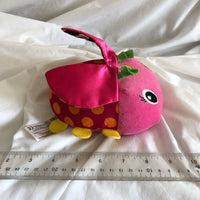 Pink Polka Dot Bug Plush Toy