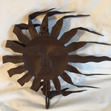 Metal Sun Wall Decor