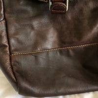 Brown Leather Backpack