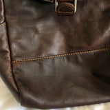 Brown Leather Backpack