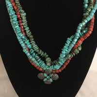 Faux Gemstones Necklace