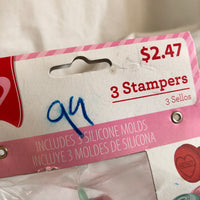 Valentines Stampers - Pack of 3