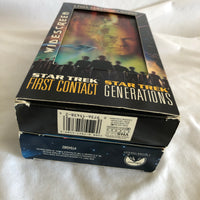 Star Trek First Contact And Generations VHS