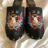 Ed Hardy Wood Mules