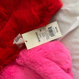 Cat & Jack Faux Fur Scarf - Pink and Red